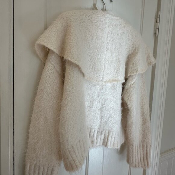 Free People Cream Cape Sweater - Picture 8 of 11
